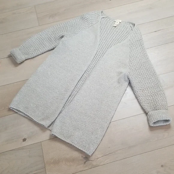 Sundance womens open sweater drop shoulders in taupe - Picture 1 of 6